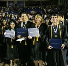 Commencement at stadium